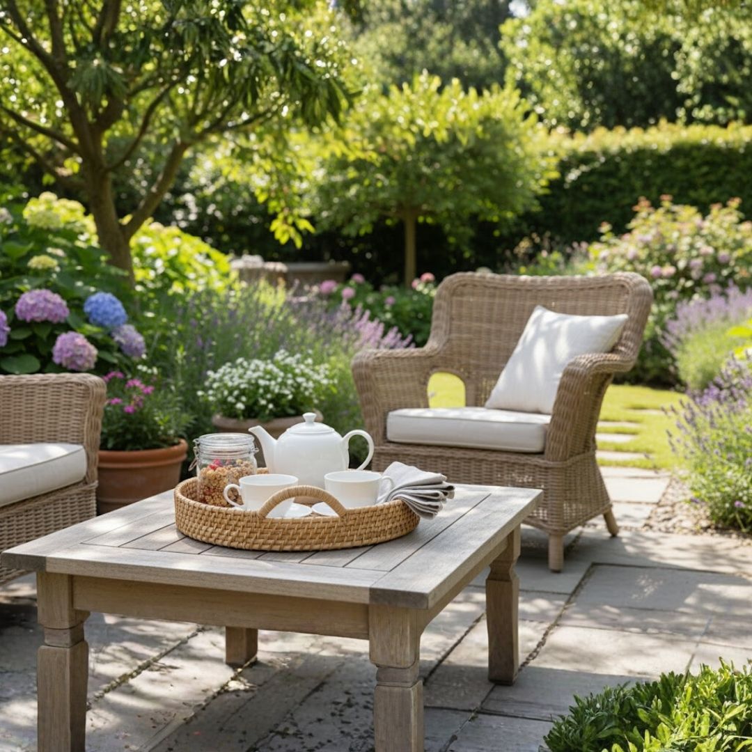 Natural Charm Rattan Tray